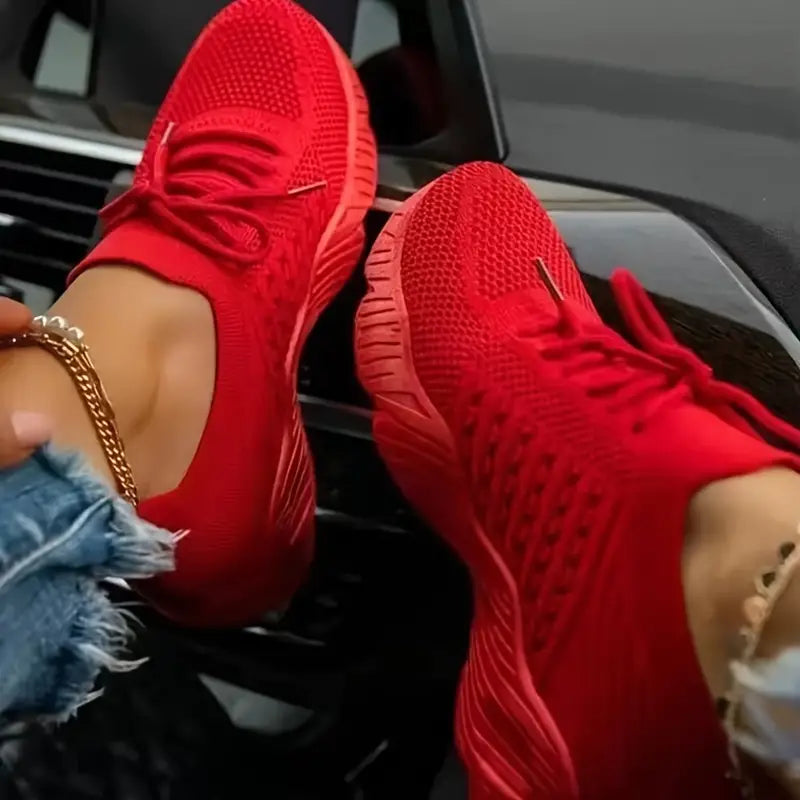 Dames Orthopedische Mesh Sneakers Comfortabel Looppen - Mode Vibes