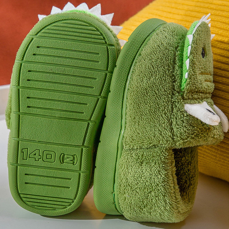 Dino Pantoffels Zachte Warme Knuffelsloffen voor Kinderen