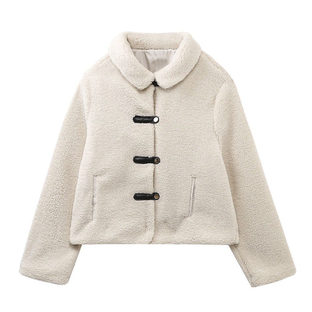 Dames Teddyjas Kort Elegante Modieus Bilana