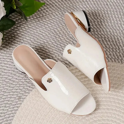 Luxurica Elegante Chunky Heel Sandalen