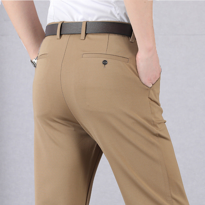 Heren Pantalon Stretch Stijlvol Zwart Kwaliteit