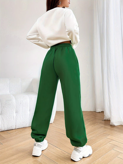 Jogginpak Dames Trendy Letterdruk Tweedelig