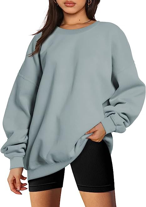 Dames Oversized Trui Ronde Hals Zacht Basic Model