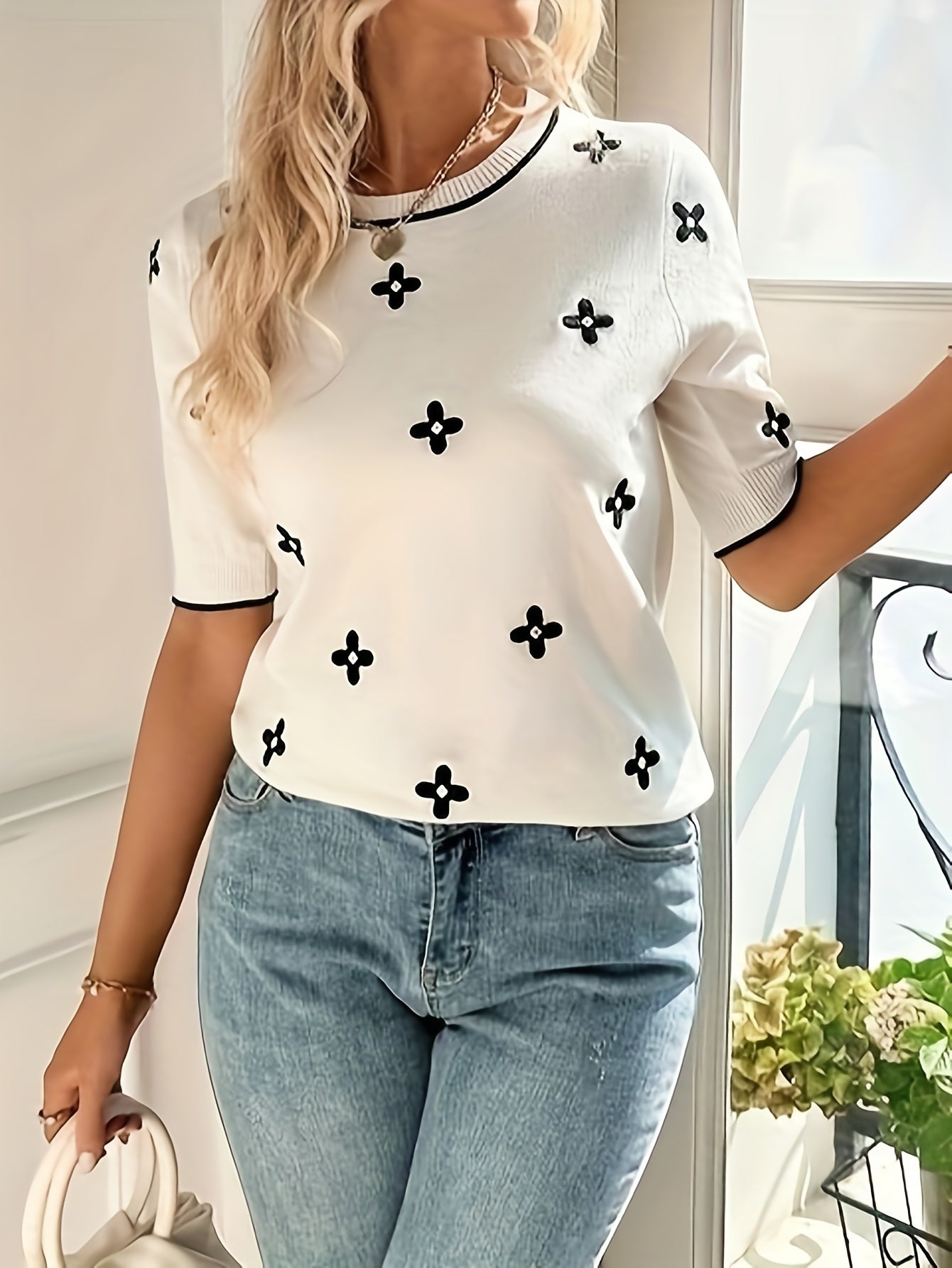 VELANORA - Pullover Met Ronde Hals