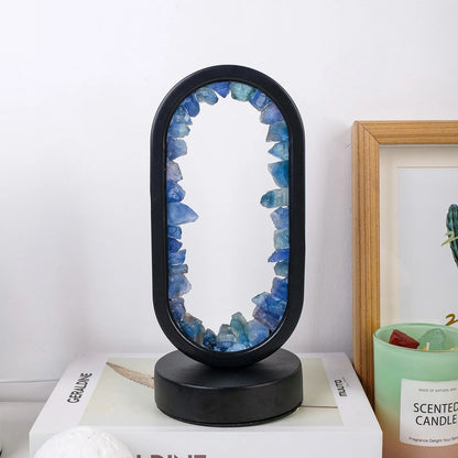 Amethist Lamp Handgemaakt Uniek Design Purper Kleur
