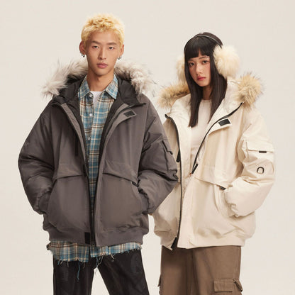 Dames Winterjas Imitatiebontkraag Warm en Trendy