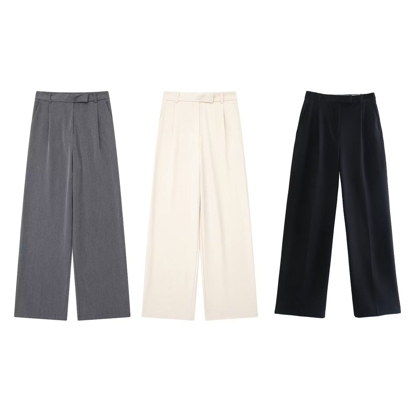 Wijde Broek Amélie Comfortabel en Elegant - Mode Vibes
