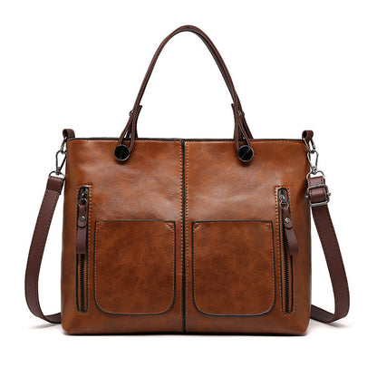Klassieke Schoudertas voor Dames Lederlook Design