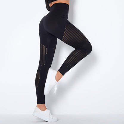 Dames Sportlegging Compressie Elastisch Zwart