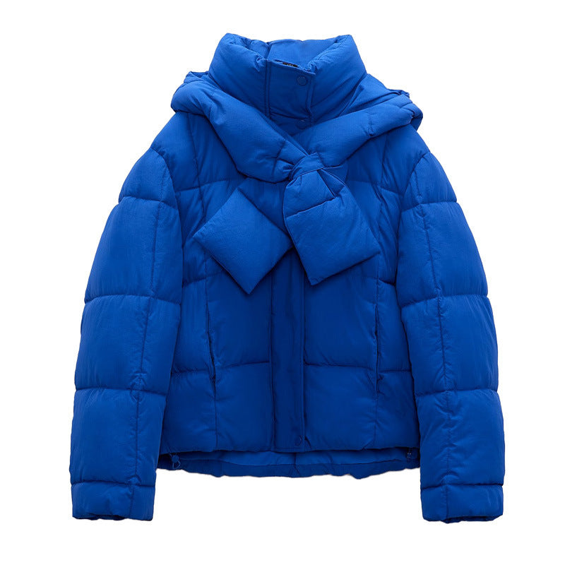 Dames Pufferjas met Sjaal Warm en Trendy