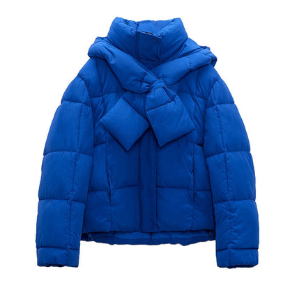 Dames Pufferjas met Sjaal Warm en Trendy