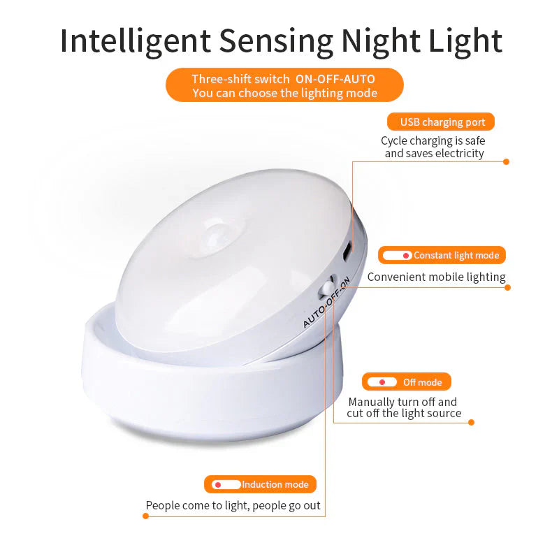 Nachtverlichting Bewegingssensor Slim LED Verlichting Elara