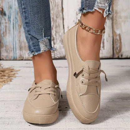 Dames Instappers Casual Comfortabel Leer