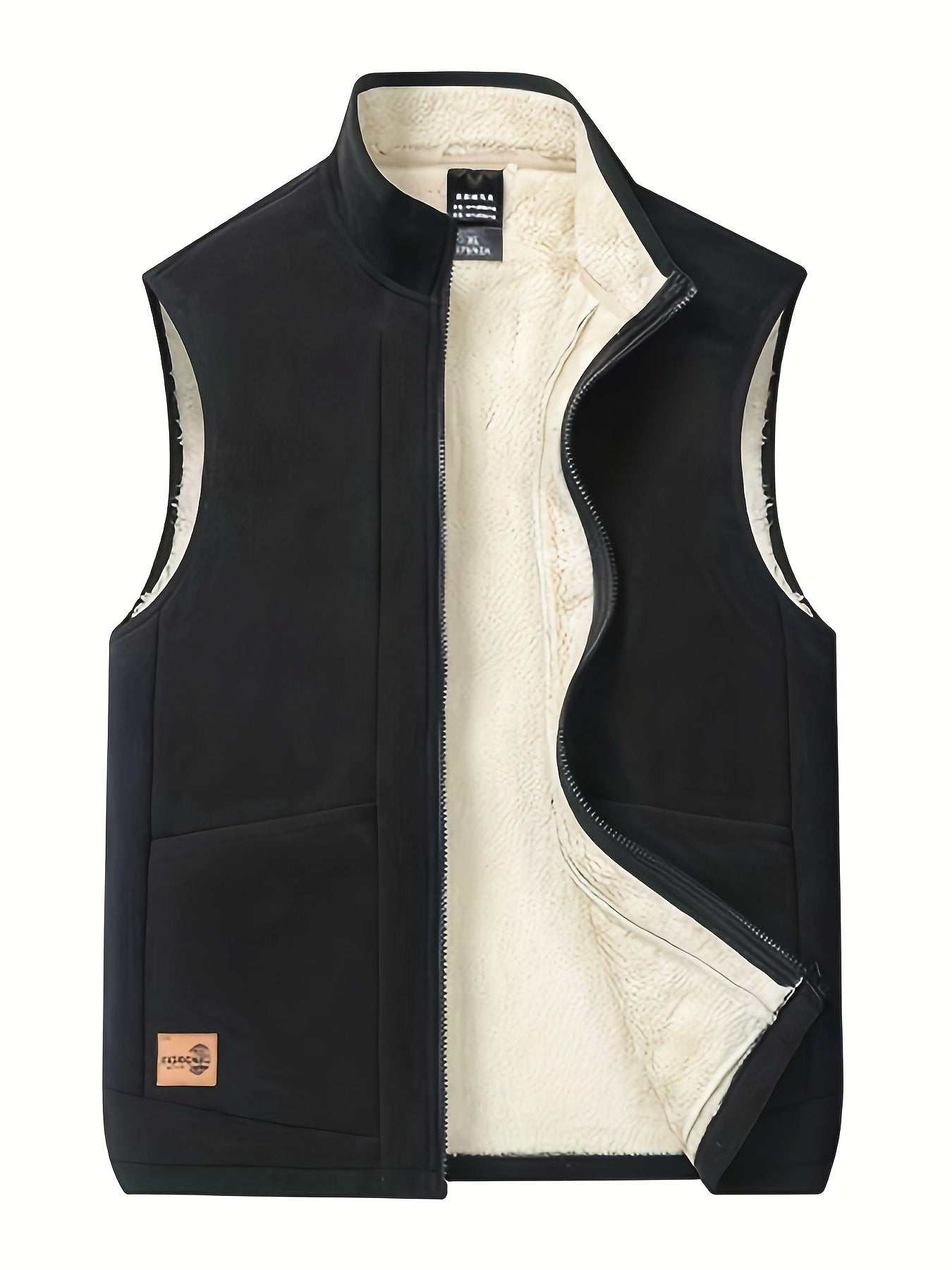Ignazio | Gilet con zip foderato in pile