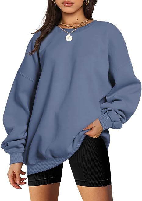 Dames Oversized Trui Ronde Hals Zacht Basic Model
