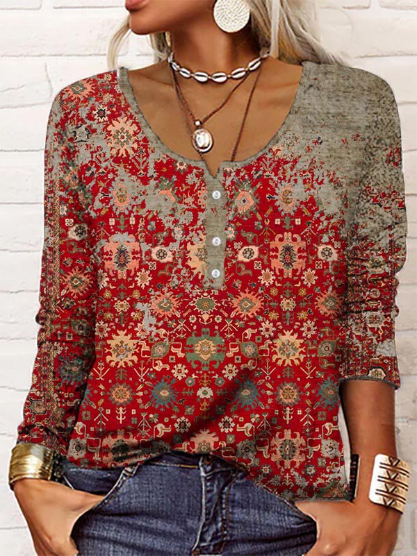 Vrouwentrui Aztekenpatroon Elegant Warm