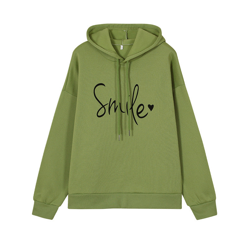 Dames Hoodie met Vrolijke Smile Print