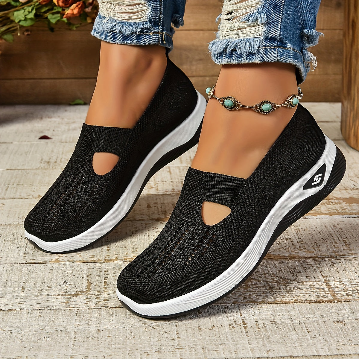 Bianco | Scarpe ortopediche senza lacci