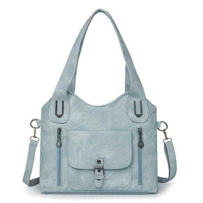 Vegan Schoudertas Vintage Stijl Leren Look