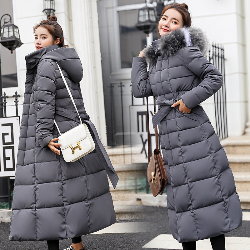 Dames Parka Winterjas Lange Warme Donzen Jas