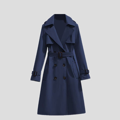 Dames Trenchcoat Mid-Lengte Stijlvol Waterdicht