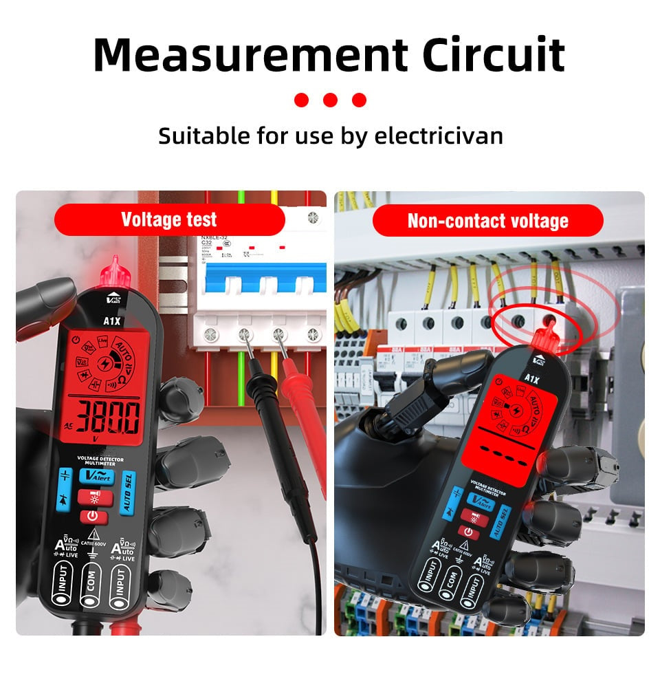 Digitale Multimeter Voltago A1X Accu Testen