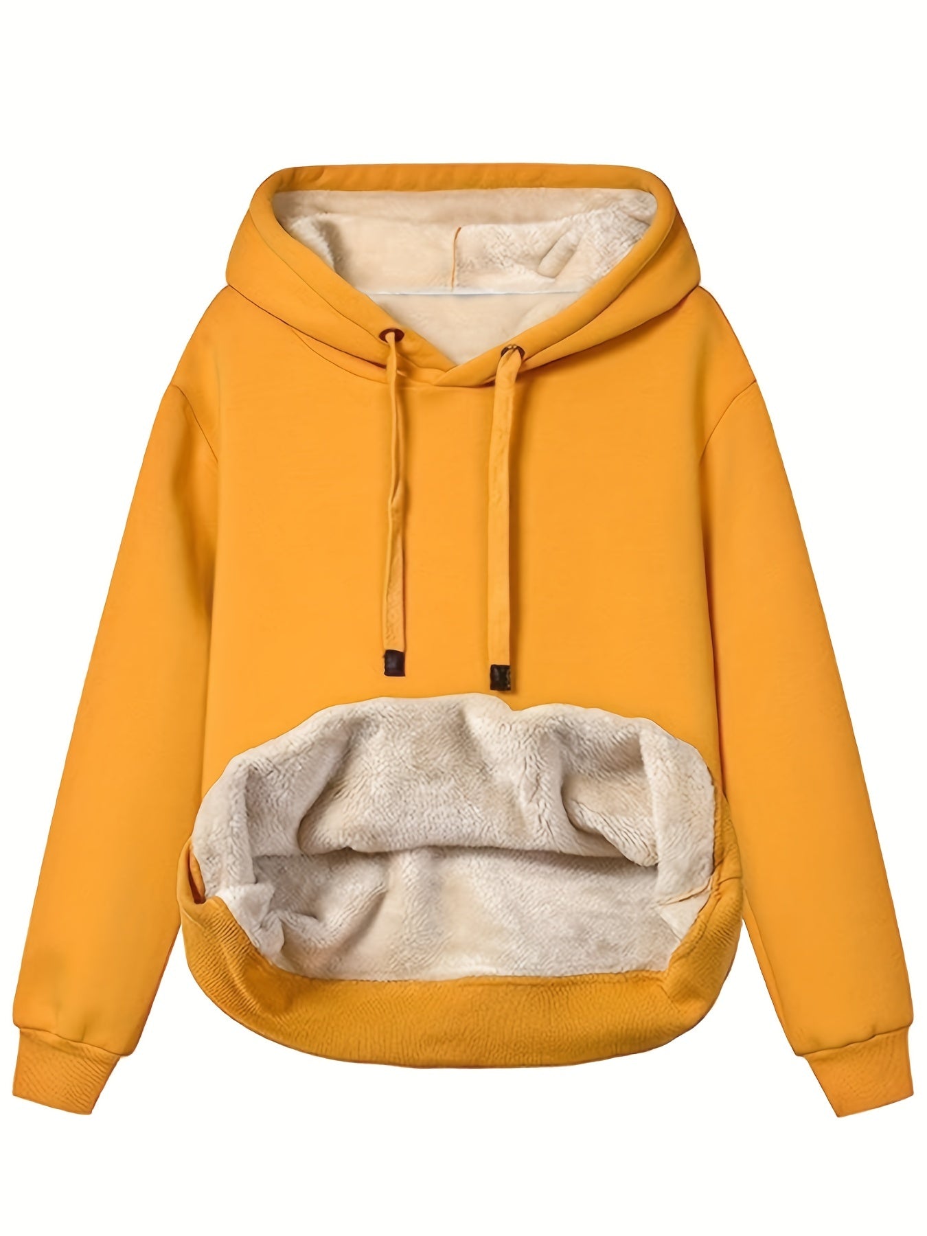 Dames Hoodie Warm Fleecevoering Zacht en Comfy
