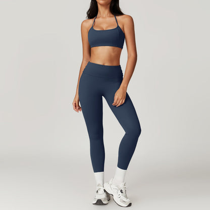 Yoga Set Dames Sneldrogend Naadloos Sportief