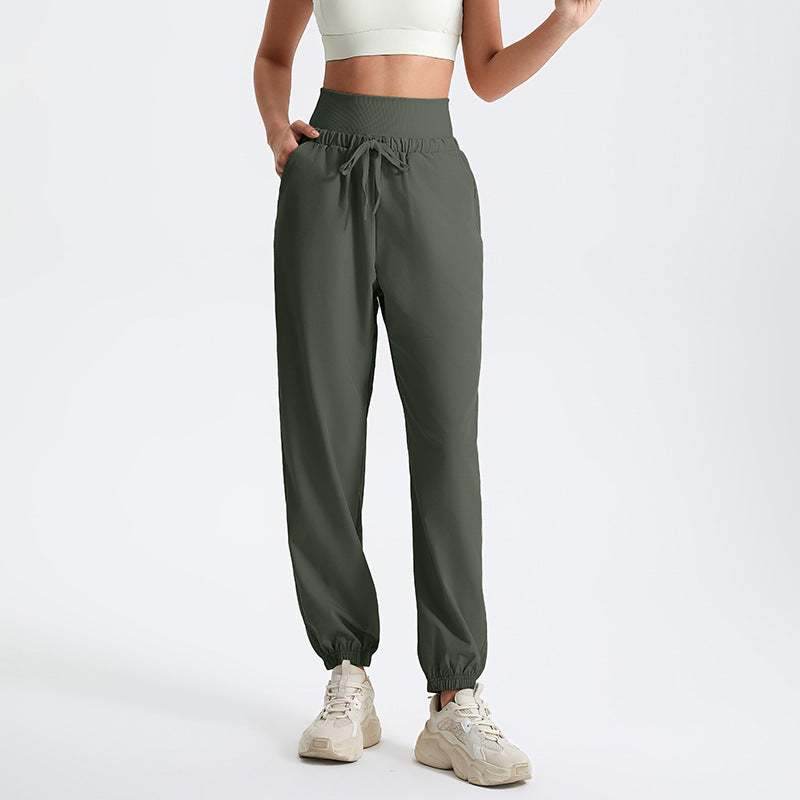 Dames Joggingbroek Hoge Taille Comfortabel Met Zakken
