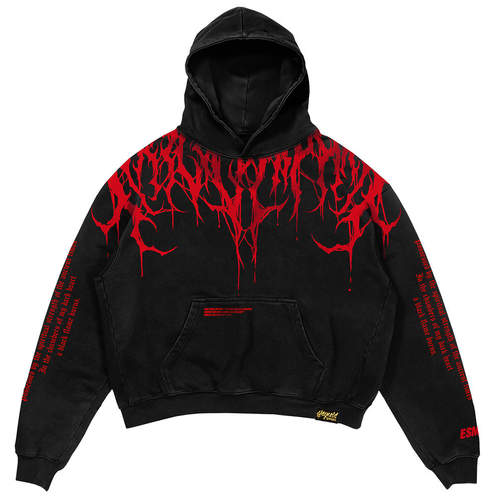 Oversized Hoodie met Damon Print – Zware Sweatshirt voor Heren - Mode Vibes