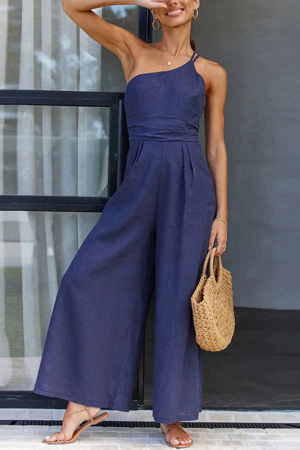 Vrouwelijke Jumpsuit Mode Jurk Zwart