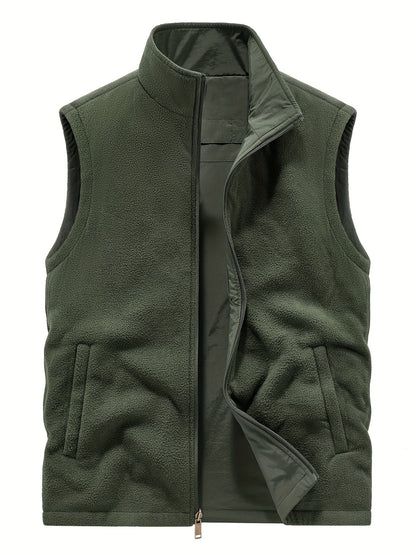 Emiliano | Cardigan reversibile senza maniche