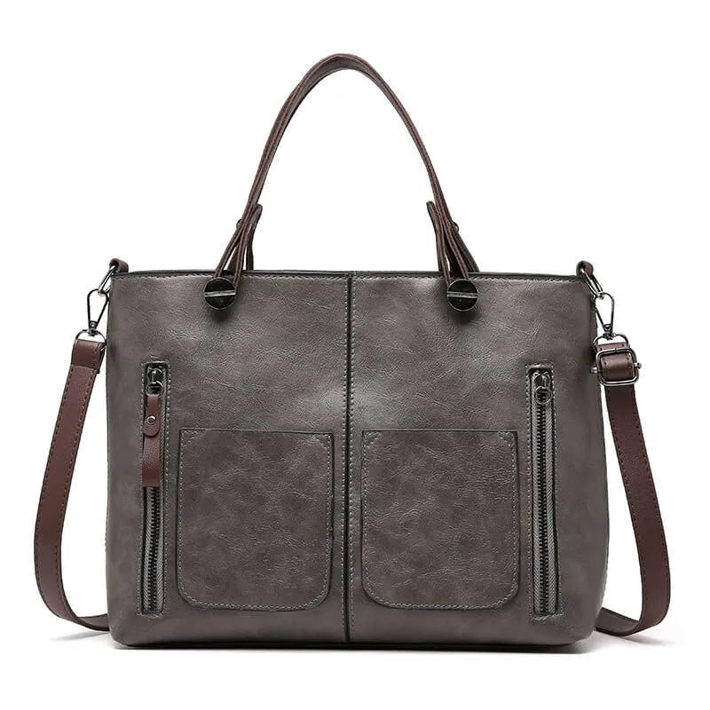 Klassieke Schoudertas voor Dames Lederlook Design