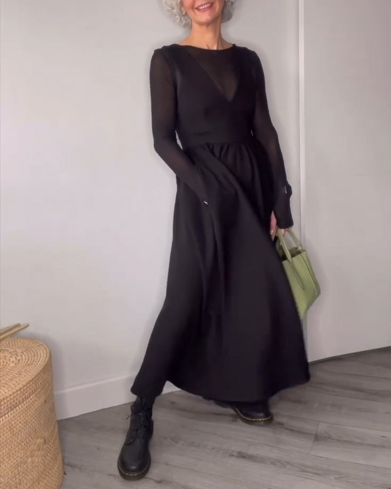 Elegante Lange Maxi Jurk voor Vrouw