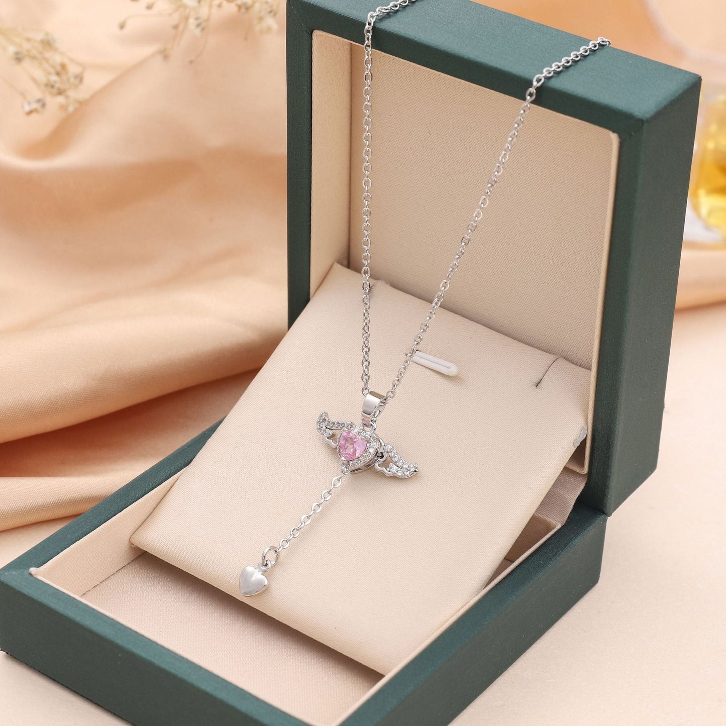 Engel Vleugel Ketting Zilver Livia - Mode Vibes