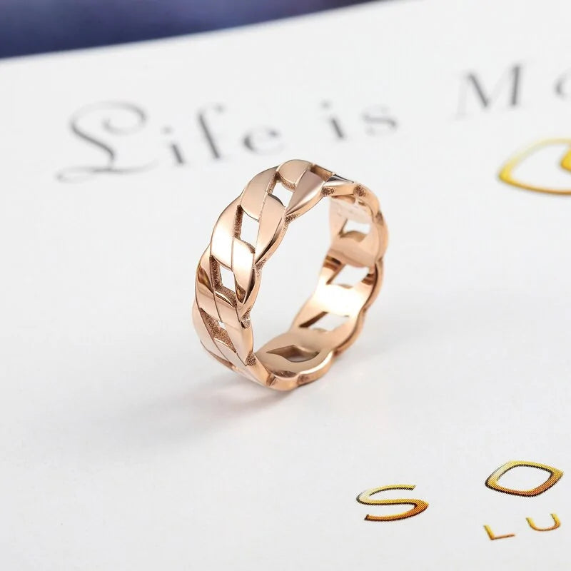 Elegante Zilveren Ring met Edelsteen - Mode Vibes