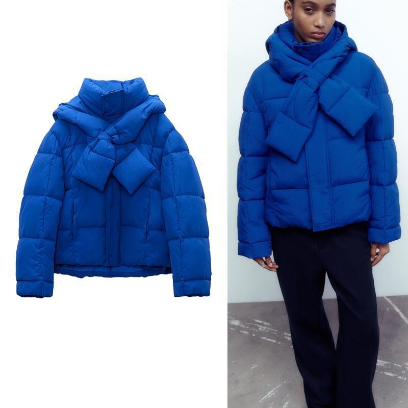 Dames Pufferjas met Sjaal Warm en Trendy