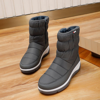Dames Sneeuwboots Warm Waterdicht Gewatteerd Winterboot