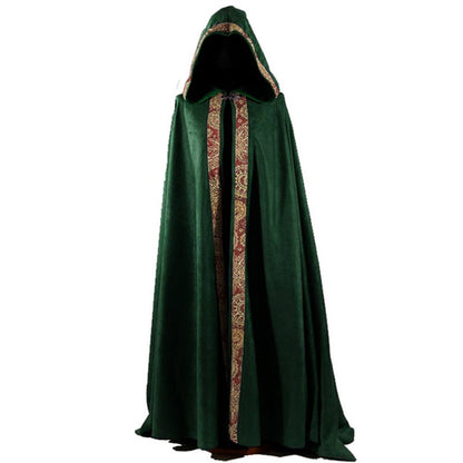 Dames Cape met Capuchon Middeleeuws Design