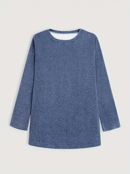 Nek Fleece Trui Warm en Zacht voor Dames