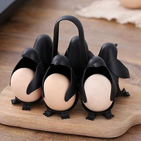 Eierkoker 3-in-1 Met Schattig Pinguin Ontwerp - Mode Vibes