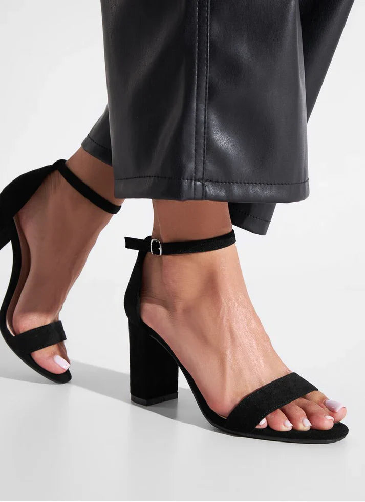 Dames Sandalen met Hak en Verstelbare Bandjes - Mode Vibes