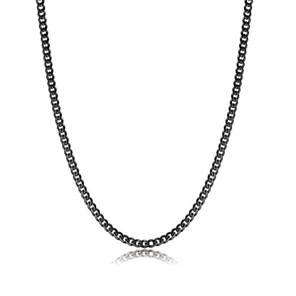 Ketting Schakel Zilverkleurig Stijlvol Cuba Model