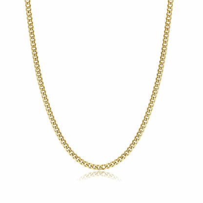 Ketting Schakel Zilverkleurig Stijlvol Cuba Model