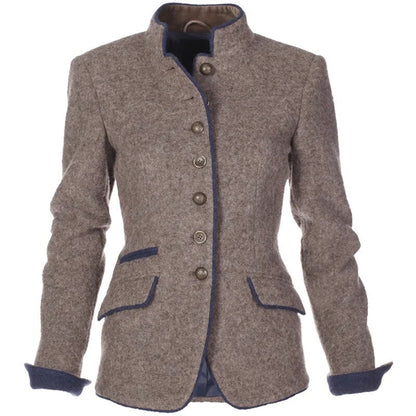 Elegante Blazer voor Vrouw Gestructureerd Slim Fit Design - Mode Vibes