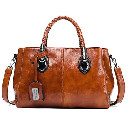 Leren Dames Tas Groot Formaat Stijlvol Design - Mode Vibes