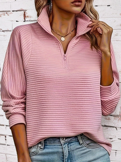 Elise Sweatshirt Lange Mouw Zacht Casuaal - Mode Vibes