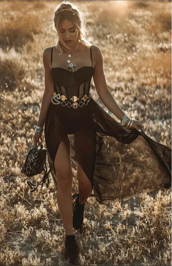 Festivaalimekko Retro Stijl Zomerjurk - Mode Vibes
