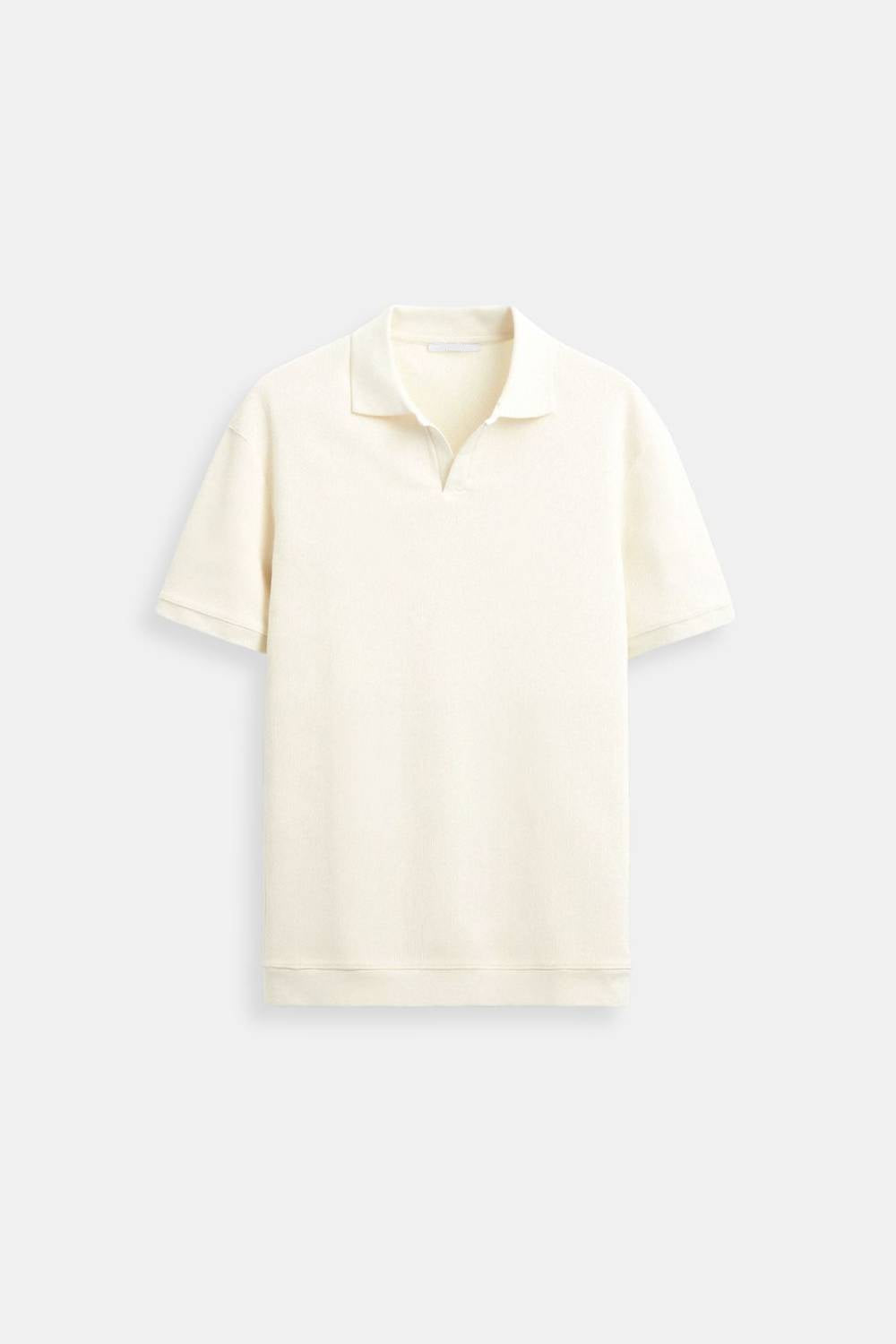 Polo T-shirt voor Mannen met Textuur - Mode Vibes