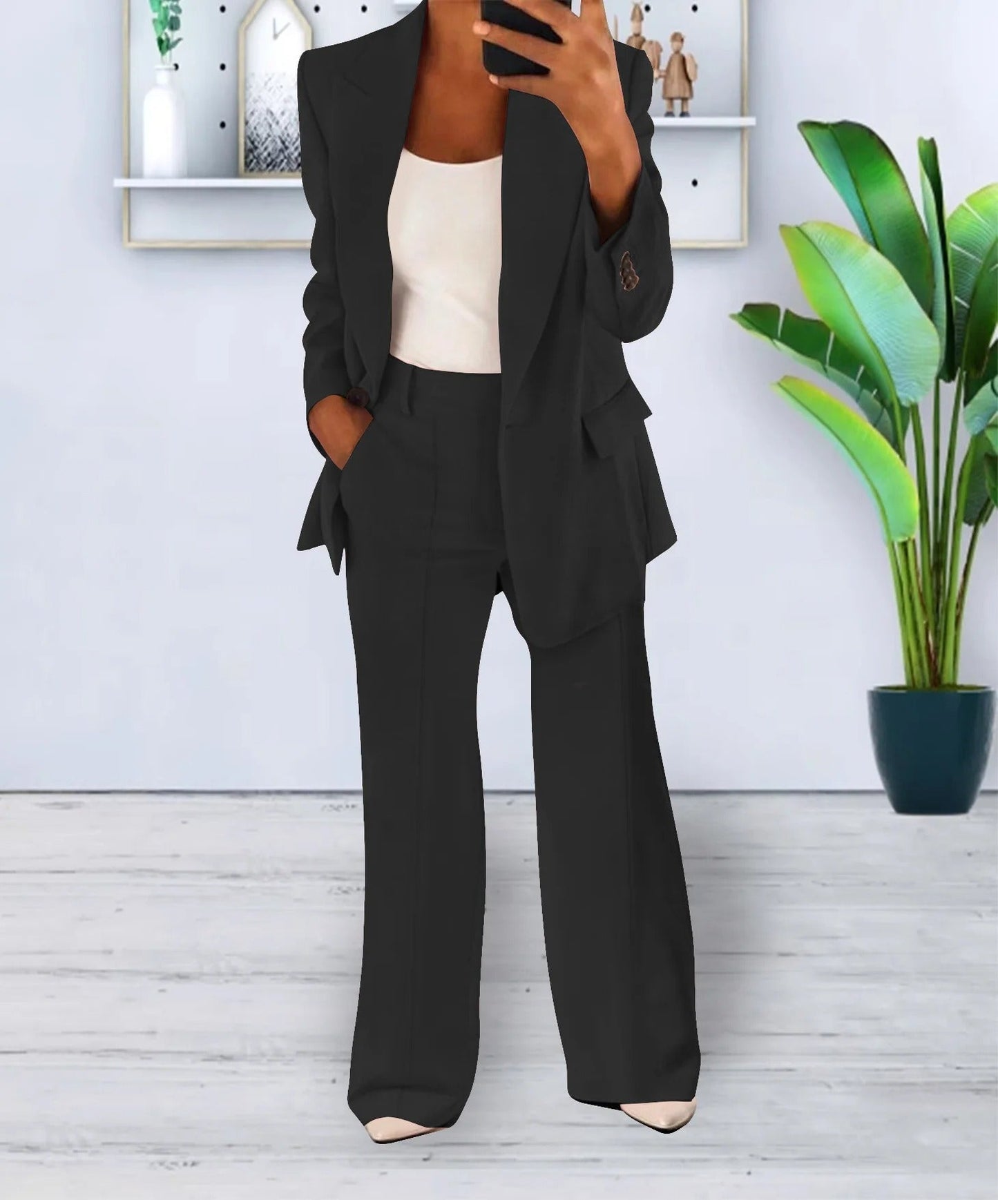 Dames Blazer Broek Set - Co-ord Outfit voor Vrouw - Mode Vibes